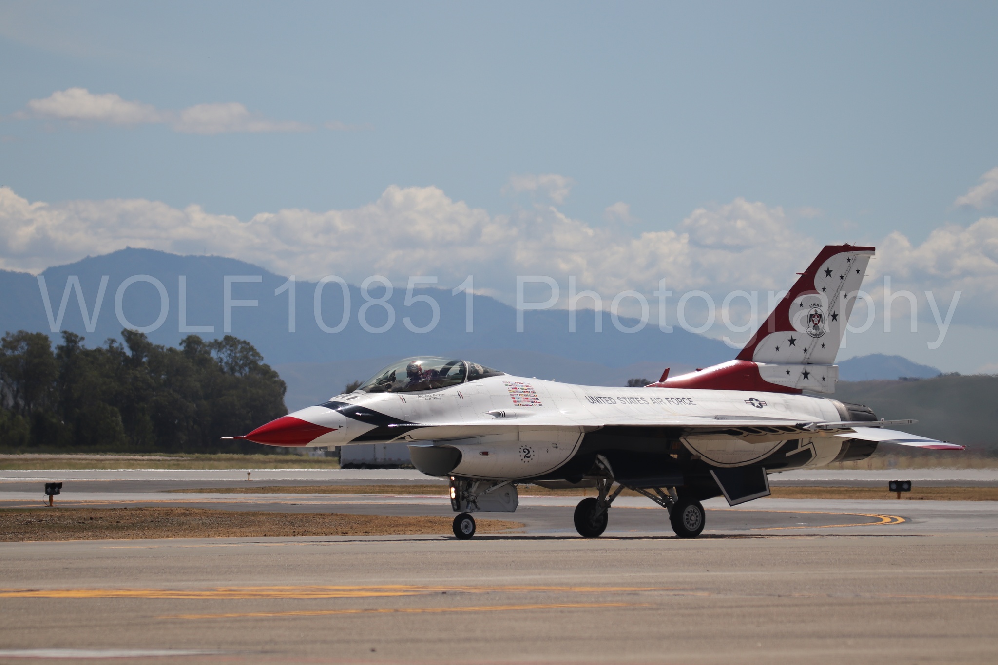 F-16 Fighting Falcon | Red White and Blue | Thunderbirds | WOLF10851 Photography