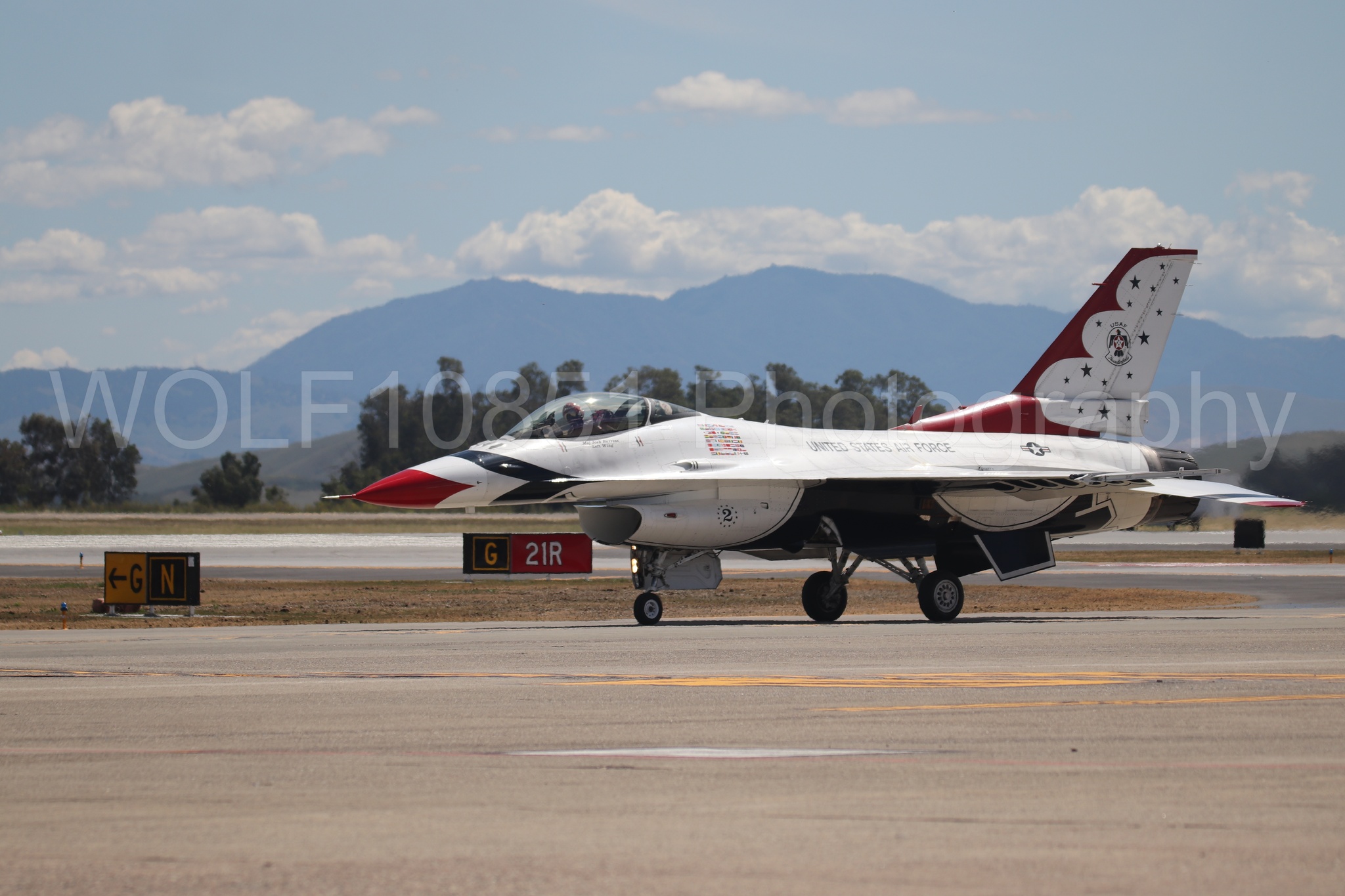 F-16 Fighting Falcon | Red White and Blue | Thunderbirds | WOLF10851 Photography