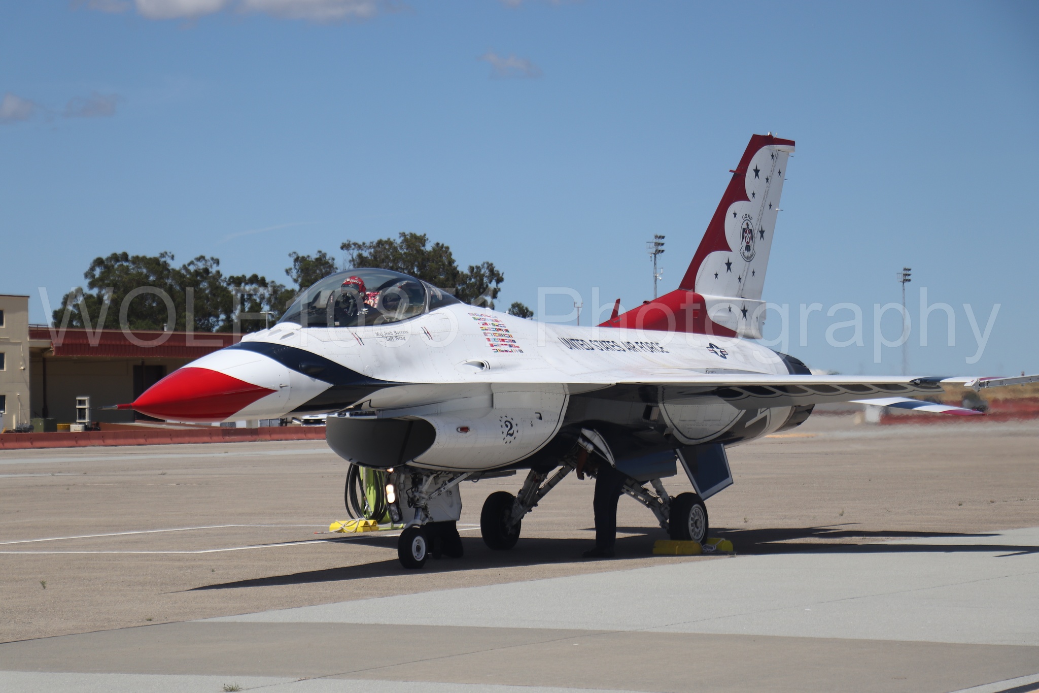 F-16 Fighting Falcon | Red White and Blue | Thunderbirds | WOLF10851 Photography