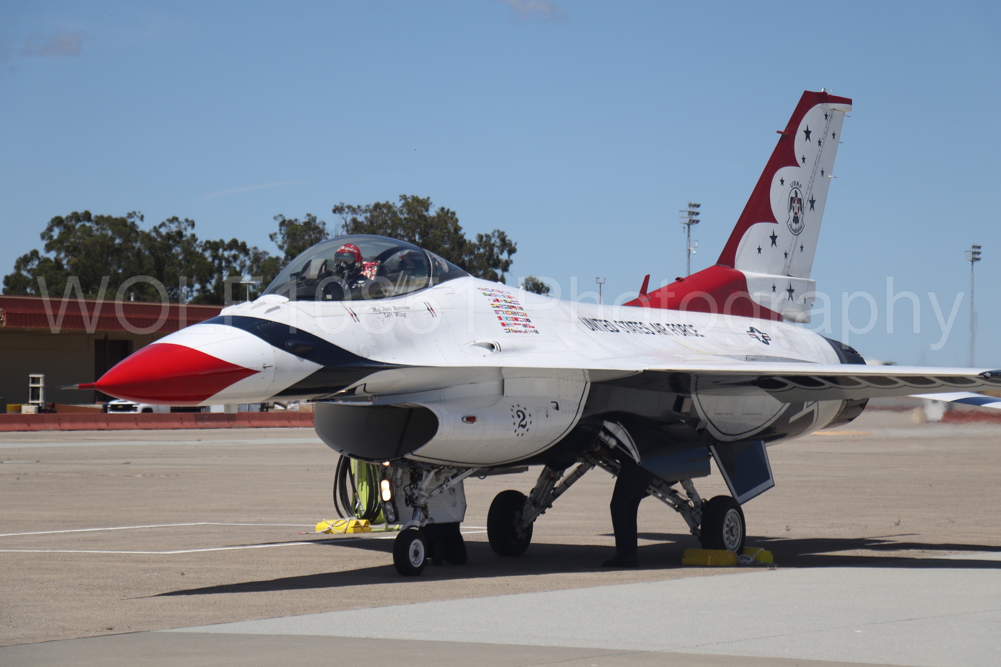 F-16 Fighting Falcon | Red White and Blue | Thunderbirds | WOLF10851 Photography