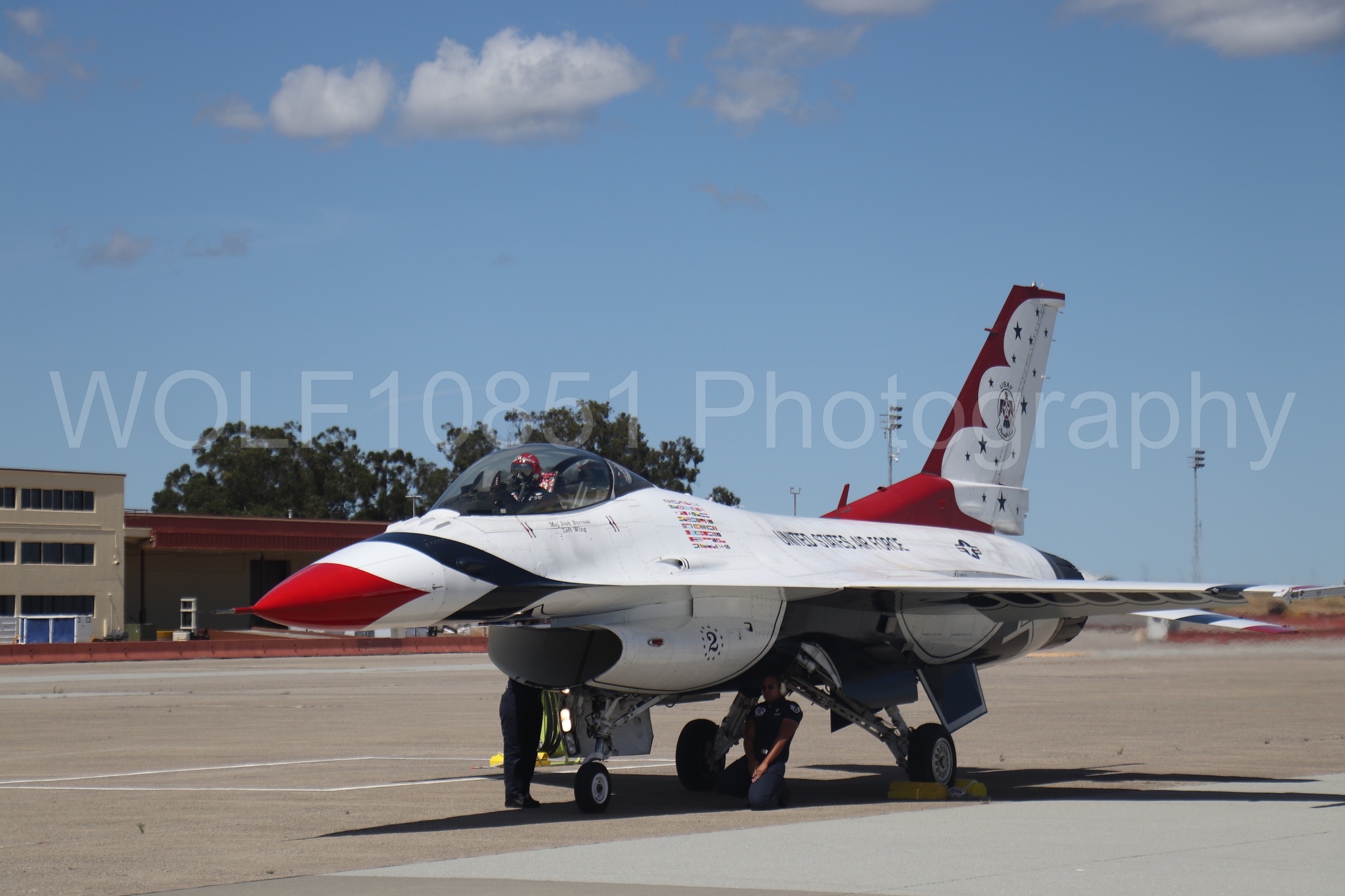 F-16 Fighting Falcon | Red White and Blue | Thunderbirds | WOLF10851 Photography