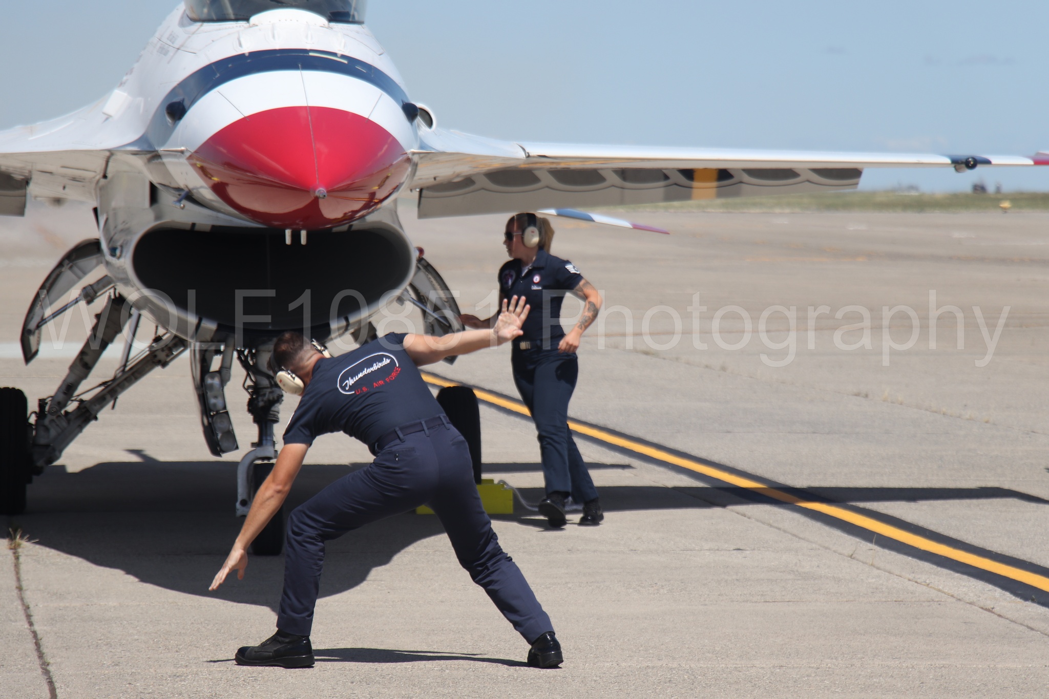 F-16 Fighting Falcon | Red White and Blue | Thunderbirds | WOLF10851 Photography
