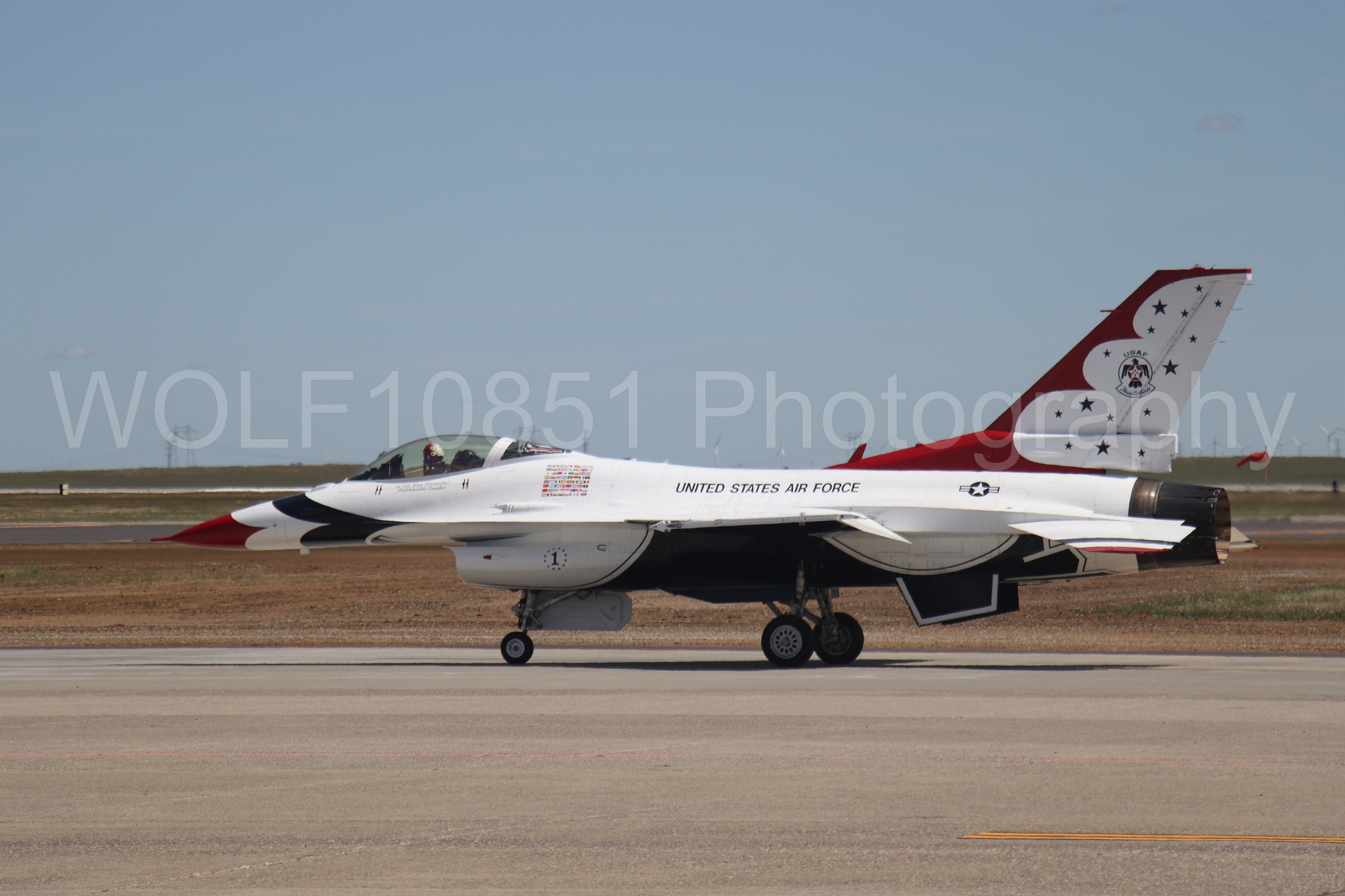 F-16 Fighting Falcon | Red White and Blue | Thunderbirds | WOLF10851 Photography