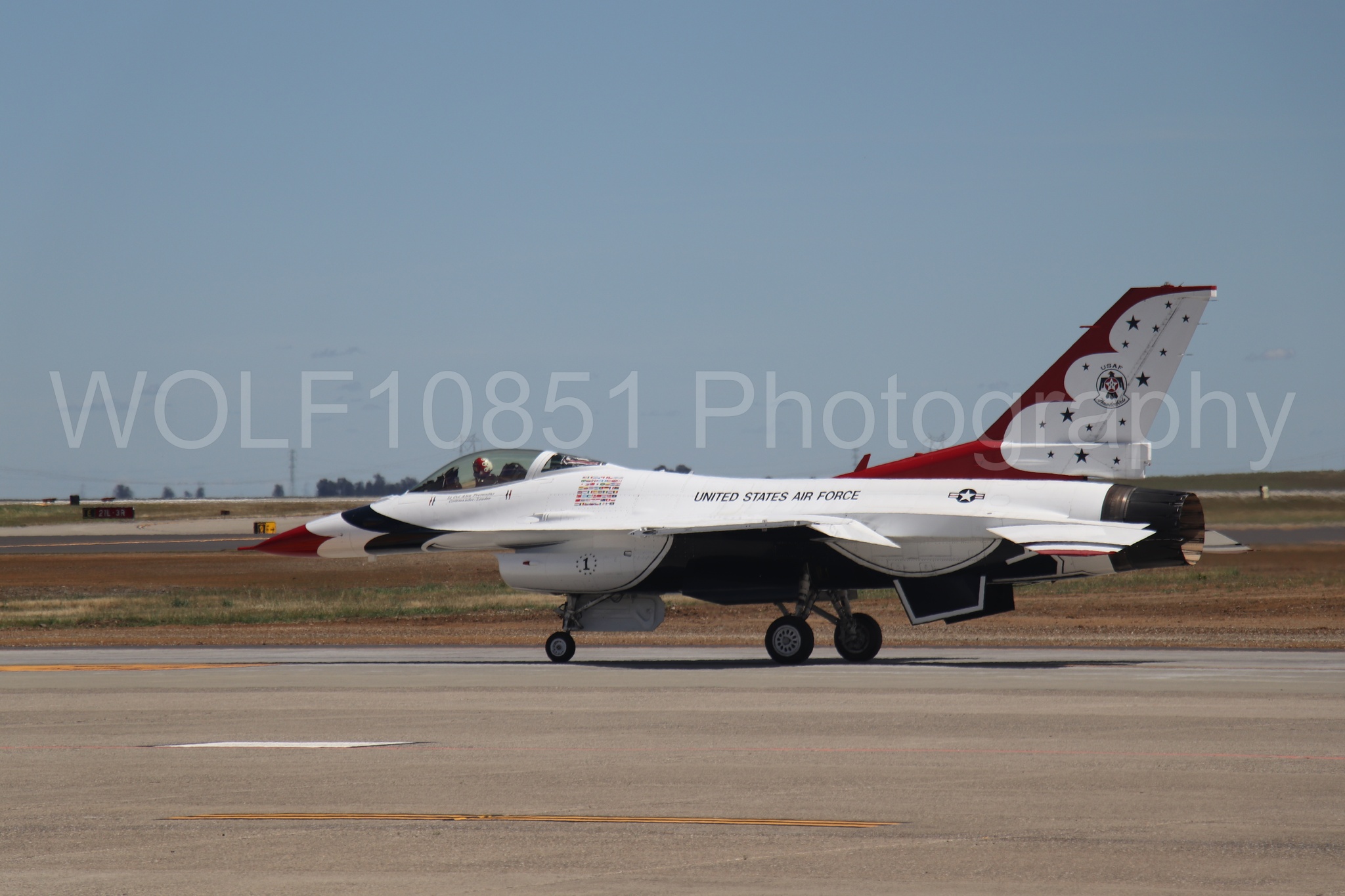 F-16 Fighting Falcon | Red White and Blue | Thunderbirds | WOLF10851 Photography