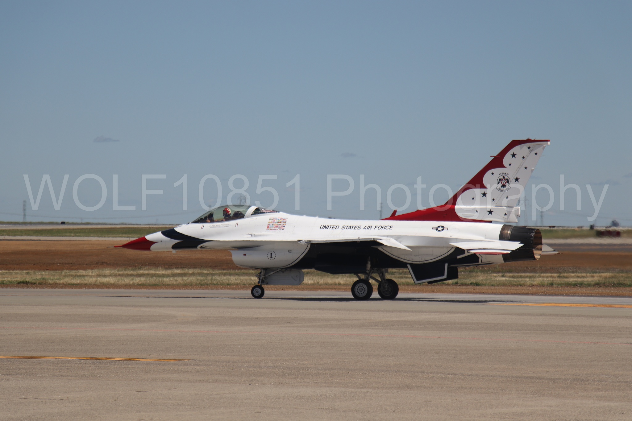 F-16 Fighting Falcon | Red White and Blue | Thunderbirds | WOLF10851 Photography