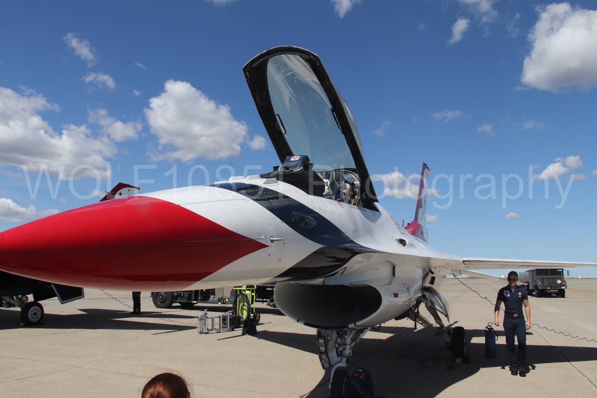 F-16 Fighting Falcon | Red White and Blue | Thunderbirds | WOLF10851 Photography