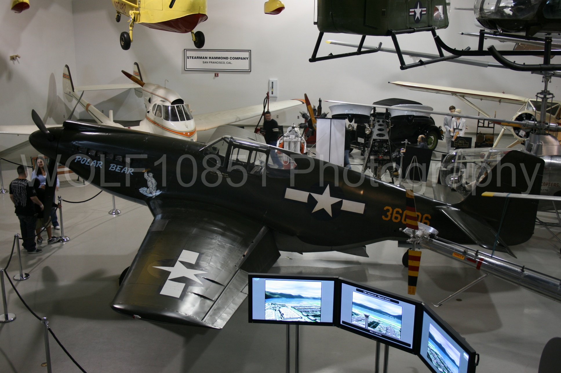 Aviation photography by WOLF10851 featuring P-51 Mustang, Polar Bear.