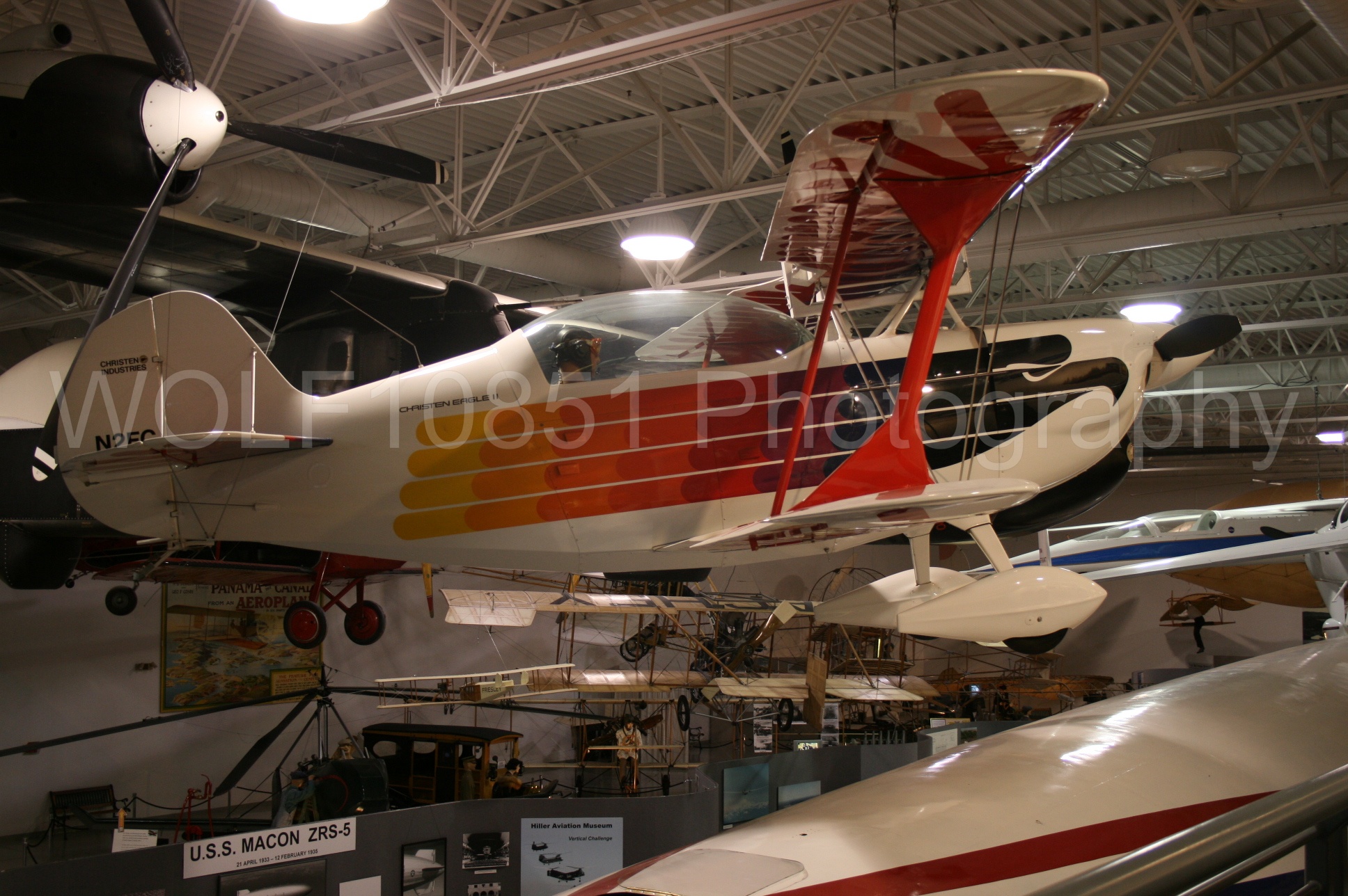 Aviation photography by WOLF10851 featuring Rare & Historic, Christen Eagle II.