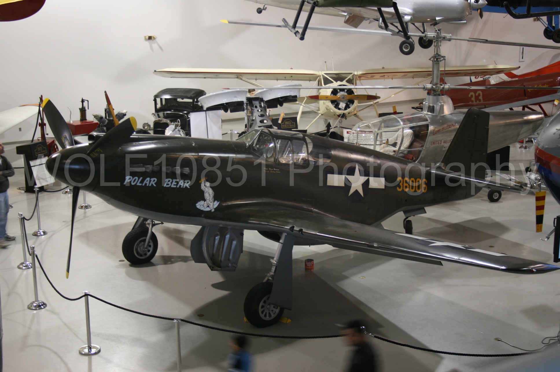 Aviation photography by WOLF10851 featuring P-51 Mustang, Polar Bear.