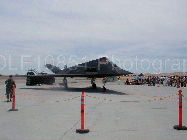 Aviation photography by WOLF10851 featuring Rare & Historic, Travis Airshow 2001, F-117 Stealth Fighter.